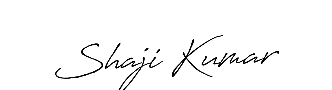 Also we have Shaji Kumar name is the best signature style. Create professional handwritten signature collection using Antro_Vectra_Bolder autograph style. Shaji Kumar signature style 7 images and pictures png