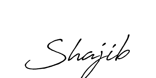 Make a beautiful signature design for name Shajib. With this signature (Antro_Vectra_Bolder) style, you can create a handwritten signature for free. Shajib signature style 7 images and pictures png