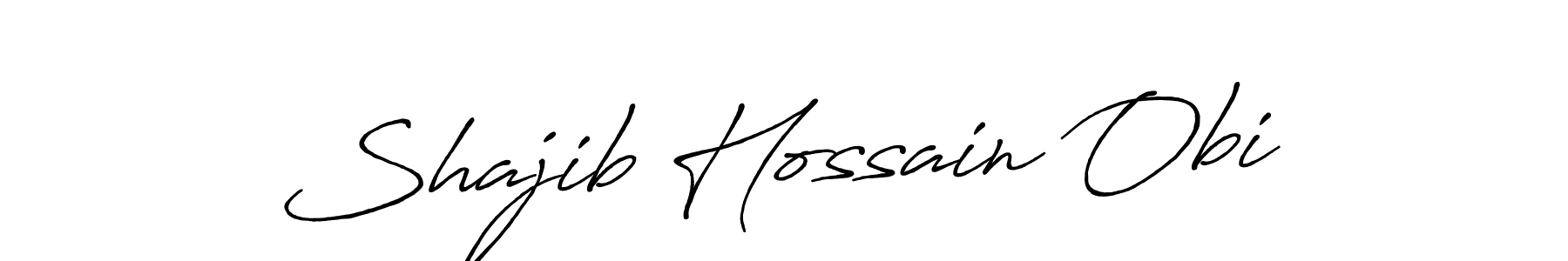 Shajib Hossain Obi stylish signature style. Best Handwritten Sign (Antro_Vectra_Bolder) for my name. Handwritten Signature Collection Ideas for my name Shajib Hossain Obi. Shajib Hossain Obi signature style 7 images and pictures png