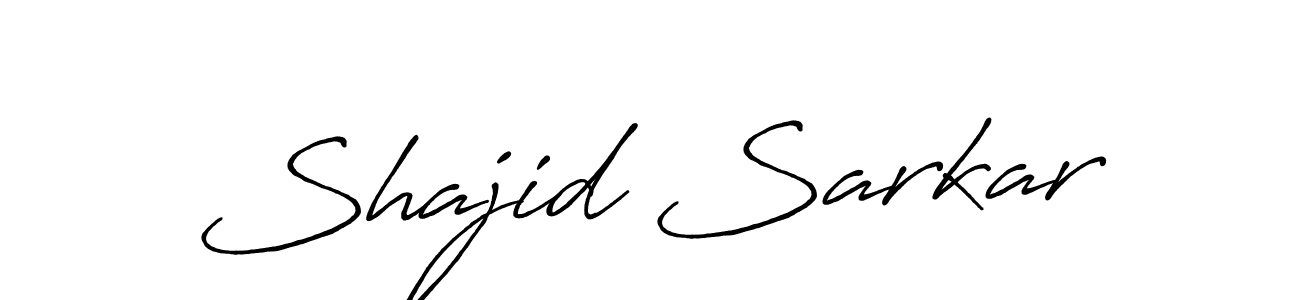 Make a beautiful signature design for name Shajid Sarkar. Use this online signature maker to create a handwritten signature for free. Shajid Sarkar signature style 7 images and pictures png