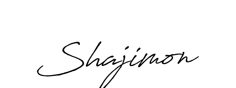 Also You can easily find your signature by using the search form. We will create Shajimon name handwritten signature images for you free of cost using Antro_Vectra_Bolder sign style. Shajimon signature style 7 images and pictures png