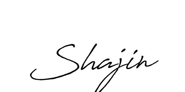 Create a beautiful signature design for name Shajin. With this signature (Antro_Vectra_Bolder) fonts, you can make a handwritten signature for free. Shajin signature style 7 images and pictures png