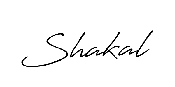 Shakal stylish signature style. Best Handwritten Sign (Antro_Vectra_Bolder) for my name. Handwritten Signature Collection Ideas for my name Shakal. Shakal signature style 7 images and pictures png