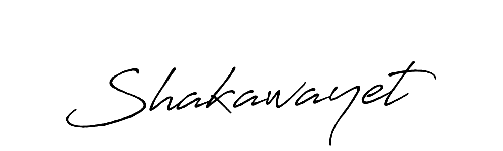 Shakawayet stylish signature style. Best Handwritten Sign (Antro_Vectra_Bolder) for my name. Handwritten Signature Collection Ideas for my name Shakawayet. Shakawayet signature style 7 images and pictures png