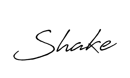 Create a beautiful signature design for name Shake. With this signature (Antro_Vectra_Bolder) fonts, you can make a handwritten signature for free. Shake signature style 7 images and pictures png