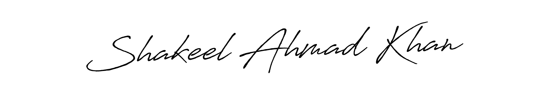 You should practise on your own different ways (Antro_Vectra_Bolder) to write your name (Shakeel Ahmad Khan) in signature. don't let someone else do it for you. Shakeel Ahmad Khan signature style 7 images and pictures png