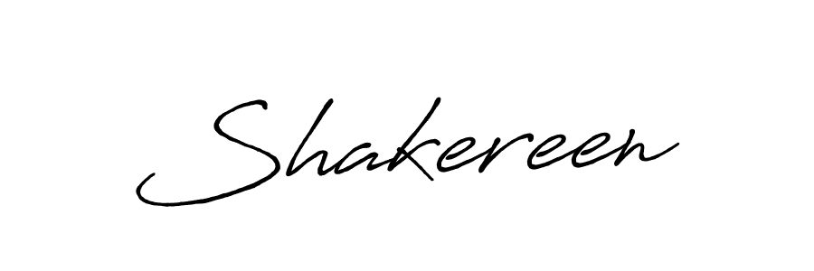 Use a signature maker to create a handwritten signature online. With this signature software, you can design (Antro_Vectra_Bolder) your own signature for name Shakereen. Shakereen signature style 7 images and pictures png