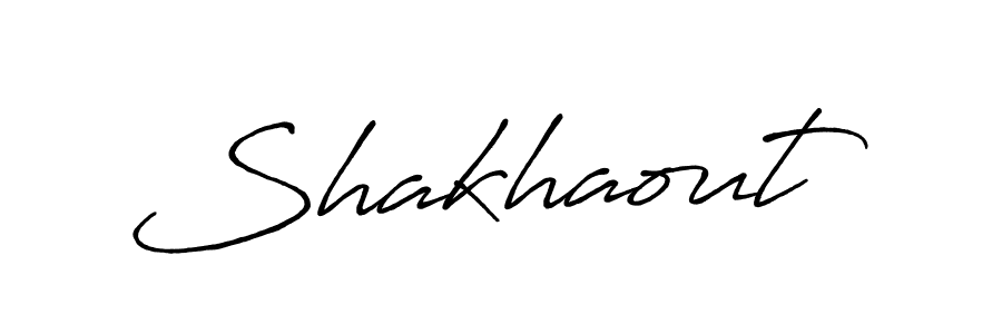 How to make Shakhaout signature? Antro_Vectra_Bolder is a professional autograph style. Create handwritten signature for Shakhaout name. Shakhaout signature style 7 images and pictures png