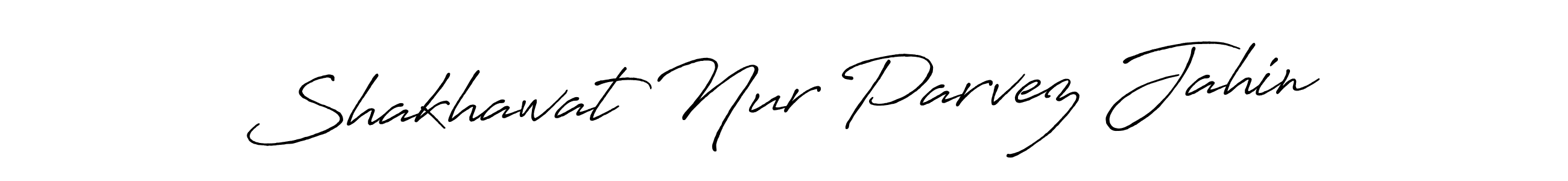 Also we have Shakhawat Nur Parvez Jahin name is the best signature style. Create professional handwritten signature collection using Antro_Vectra_Bolder autograph style. Shakhawat Nur Parvez Jahin signature style 7 images and pictures png