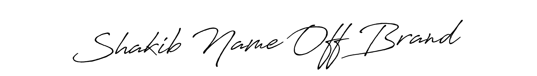Create a beautiful signature design for name Shakib Name Off Brand. With this signature (Antro_Vectra_Bolder) fonts, you can make a handwritten signature for free. Shakib Name Off Brand signature style 7 images and pictures png