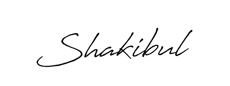 Design your own signature with our free online signature maker. With this signature software, you can create a handwritten (Antro_Vectra_Bolder) signature for name Shakibul. Shakibul signature style 7 images and pictures png