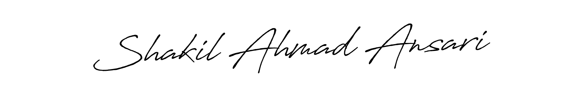 It looks lik you need a new signature style for name Shakil Ahmad Ansari. Design unique handwritten (Antro_Vectra_Bolder) signature with our free signature maker in just a few clicks. Shakil Ahmad Ansari signature style 7 images and pictures png