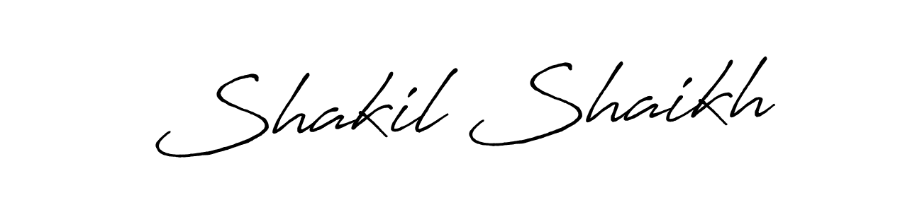 The best way (Antro_Vectra_Bolder) to make a short signature is to pick only two or three words in your name. The name Shakil Shaikh include a total of six letters. For converting this name. Shakil Shaikh signature style 7 images and pictures png
