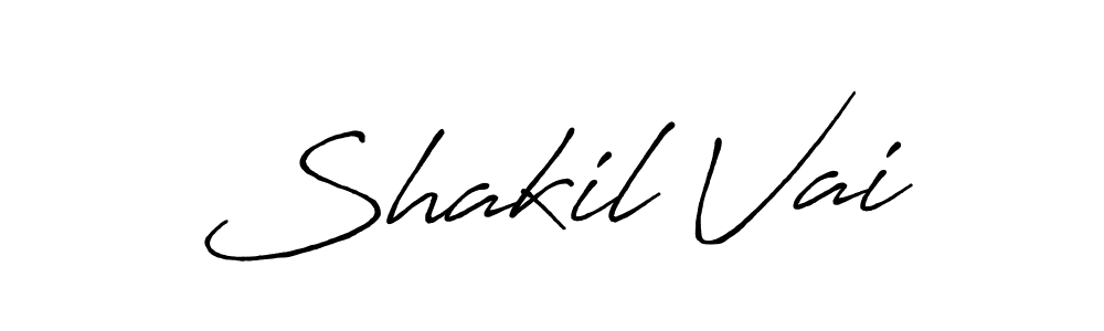 Also we have Shakil Vai name is the best signature style. Create professional handwritten signature collection using Antro_Vectra_Bolder autograph style. Shakil Vai signature style 7 images and pictures png