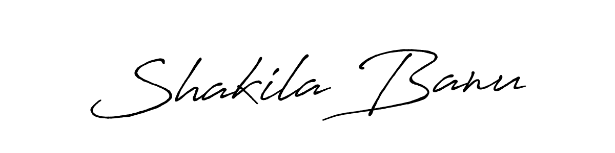 Design your own signature with our free online signature maker. With this signature software, you can create a handwritten (Antro_Vectra_Bolder) signature for name Shakila Banu. Shakila Banu signature style 7 images and pictures png