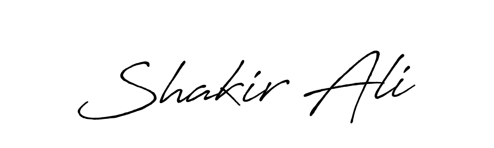 How to make Shakir Ali signature? Antro_Vectra_Bolder is a professional autograph style. Create handwritten signature for Shakir Ali name. Shakir Ali signature style 7 images and pictures png