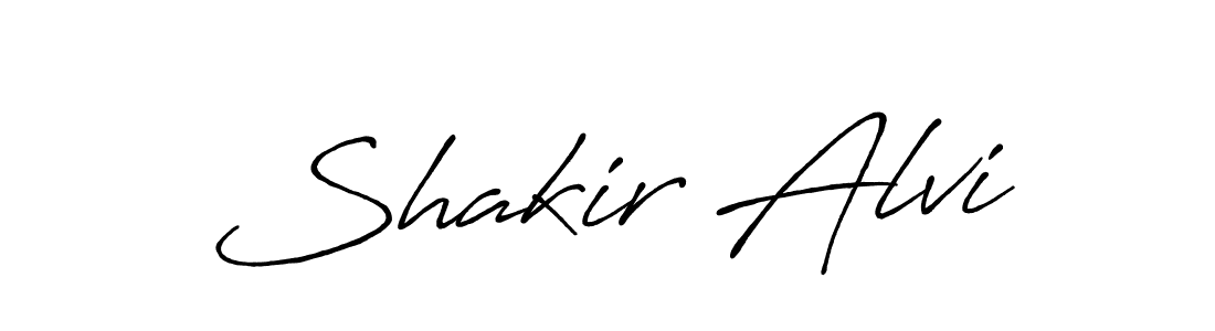 It looks lik you need a new signature style for name Shakir Alvi. Design unique handwritten (Antro_Vectra_Bolder) signature with our free signature maker in just a few clicks. Shakir Alvi signature style 7 images and pictures png
