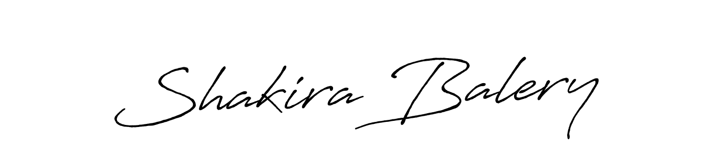 Shakira Balery stylish signature style. Best Handwritten Sign (Antro_Vectra_Bolder) for my name. Handwritten Signature Collection Ideas for my name Shakira Balery. Shakira Balery signature style 7 images and pictures png