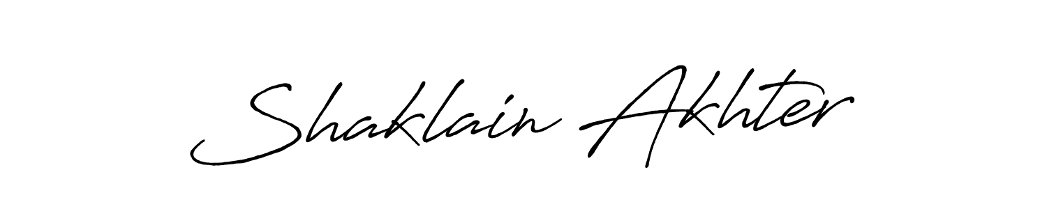 Also we have Shaklain Akhter name is the best signature style. Create professional handwritten signature collection using Antro_Vectra_Bolder autograph style. Shaklain Akhter signature style 7 images and pictures png