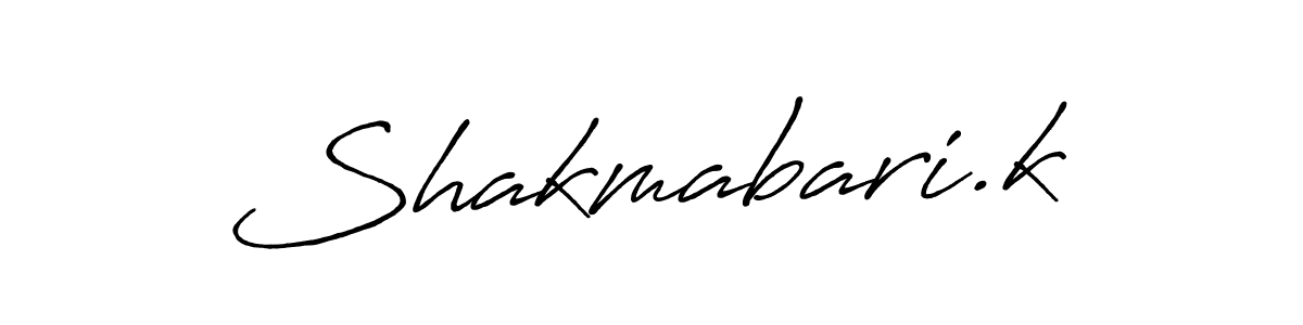 Use a signature maker to create a handwritten signature online. With this signature software, you can design (Antro_Vectra_Bolder) your own signature for name Shakmabari.k. Shakmabari.k signature style 7 images and pictures png