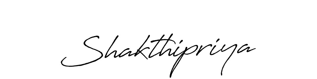 How to make Shakthipriya signature? Antro_Vectra_Bolder is a professional autograph style. Create handwritten signature for Shakthipriya name. Shakthipriya signature style 7 images and pictures png