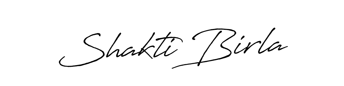 How to make Shakti Birla name signature. Use Antro_Vectra_Bolder style for creating short signs online. This is the latest handwritten sign. Shakti Birla signature style 7 images and pictures png