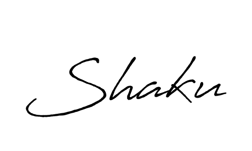 Also we have Shaku name is the best signature style. Create professional handwritten signature collection using Antro_Vectra_Bolder autograph style. Shaku signature style 7 images and pictures png