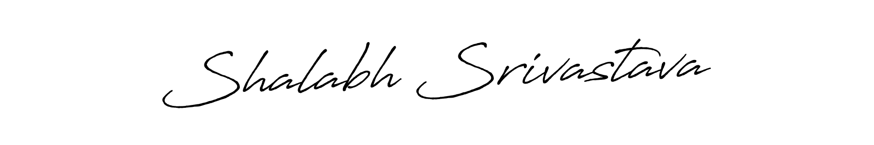 How to make Shalabh Srivastava name signature. Use Antro_Vectra_Bolder style for creating short signs online. This is the latest handwritten sign. Shalabh Srivastava signature style 7 images and pictures png