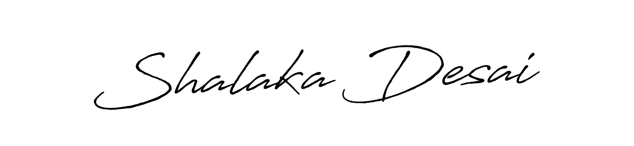 Shalaka Desai stylish signature style. Best Handwritten Sign (Antro_Vectra_Bolder) for my name. Handwritten Signature Collection Ideas for my name Shalaka Desai. Shalaka Desai signature style 7 images and pictures png