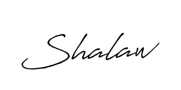 Use a signature maker to create a handwritten signature online. With this signature software, you can design (Antro_Vectra_Bolder) your own signature for name Shalaw. Shalaw signature style 7 images and pictures png