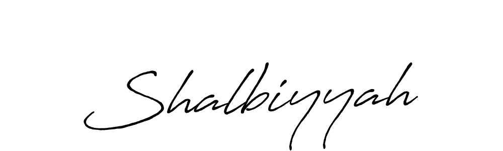 Also we have Shalbiyyah name is the best signature style. Create professional handwritten signature collection using Antro_Vectra_Bolder autograph style. Shalbiyyah signature style 7 images and pictures png