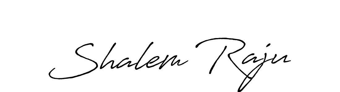 Create a beautiful signature design for name Shalem Raju. With this signature (Antro_Vectra_Bolder) fonts, you can make a handwritten signature for free. Shalem Raju signature style 7 images and pictures png