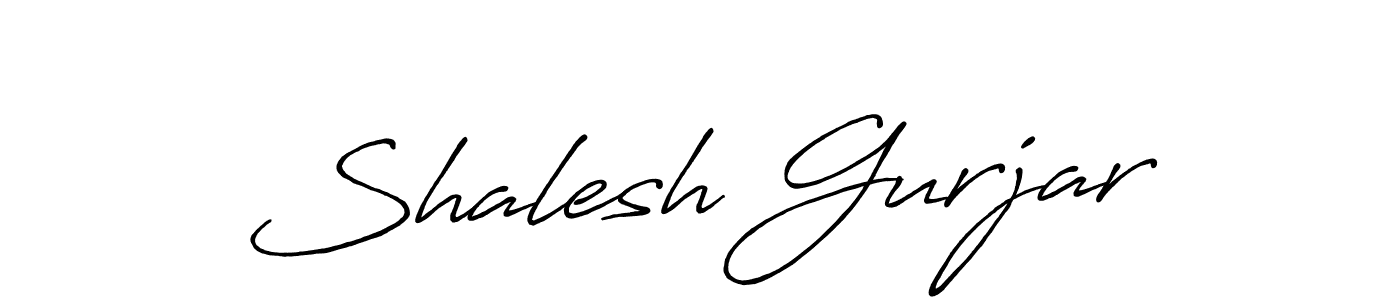 Use a signature maker to create a handwritten signature online. With this signature software, you can design (Antro_Vectra_Bolder) your own signature for name Shalesh Gurjar. Shalesh Gurjar signature style 7 images and pictures png