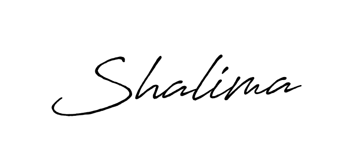 Design your own signature with our free online signature maker. With this signature software, you can create a handwritten (Antro_Vectra_Bolder) signature for name Shalima. Shalima signature style 7 images and pictures png
