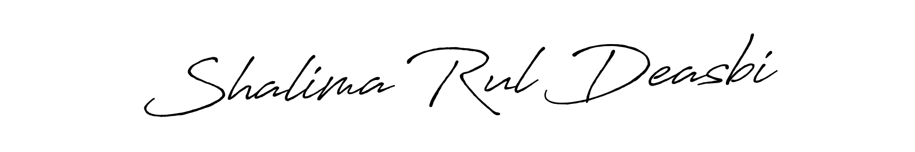 Also we have Shalima Rul Deasbi name is the best signature style. Create professional handwritten signature collection using Antro_Vectra_Bolder autograph style. Shalima Rul Deasbi signature style 7 images and pictures png