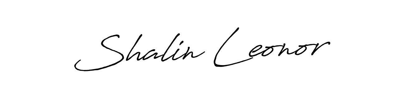 Use a signature maker to create a handwritten signature online. With this signature software, you can design (Antro_Vectra_Bolder) your own signature for name Shalin Leonor. Shalin Leonor signature style 7 images and pictures png