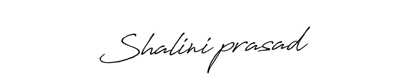 Make a beautiful signature design for name Shalini prasad. With this signature (Antro_Vectra_Bolder) style, you can create a handwritten signature for free. Shalini prasad signature style 7 images and pictures png