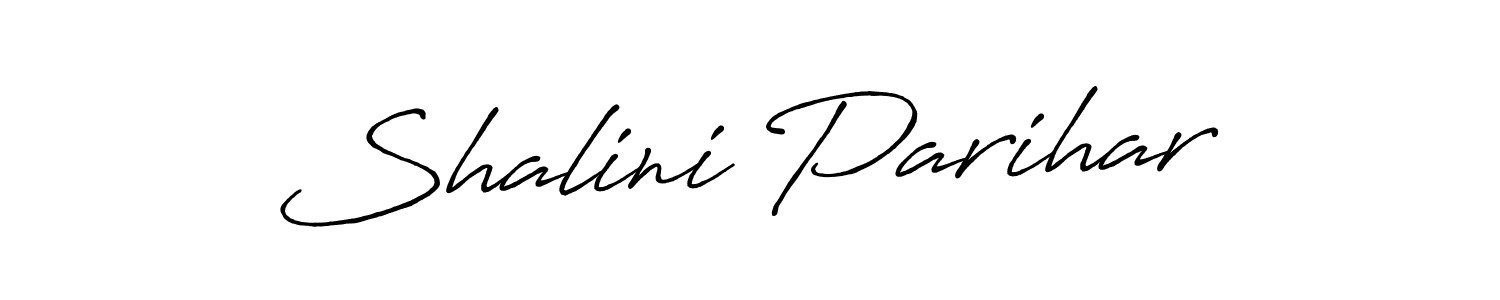 Also we have Shalini Parihar name is the best signature style. Create professional handwritten signature collection using Antro_Vectra_Bolder autograph style. Shalini Parihar signature style 7 images and pictures png