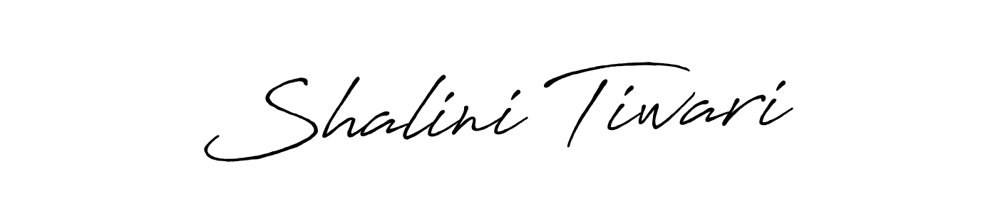 The best way (Antro_Vectra_Bolder) to make a short signature is to pick only two or three words in your name. The name Shalini Tiwari include a total of six letters. For converting this name. Shalini Tiwari signature style 7 images and pictures png