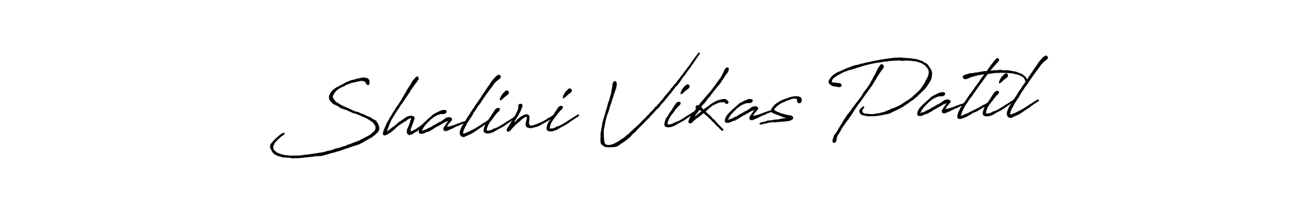 Design your own signature with our free online signature maker. With this signature software, you can create a handwritten (Antro_Vectra_Bolder) signature for name Shalini Vikas Patil. Shalini Vikas Patil signature style 7 images and pictures png