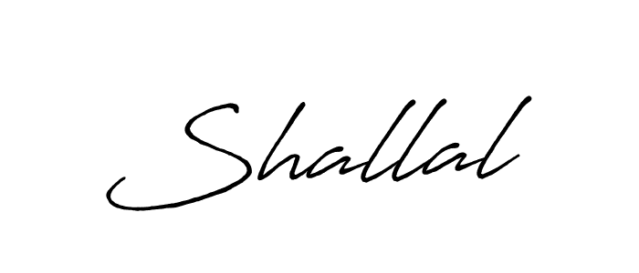 Make a beautiful signature design for name Shallal. With this signature (Antro_Vectra_Bolder) style, you can create a handwritten signature for free. Shallal signature style 7 images and pictures png