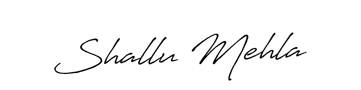 How to Draw Shallu Mehla signature style? Antro_Vectra_Bolder is a latest design signature styles for name Shallu Mehla. Shallu Mehla signature style 7 images and pictures png