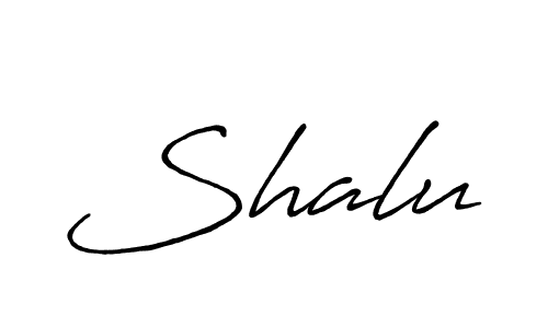Also You can easily find your signature by using the search form. We will create Shalu name handwritten signature images for you free of cost using Antro_Vectra_Bolder sign style. Shalu signature style 7 images and pictures png