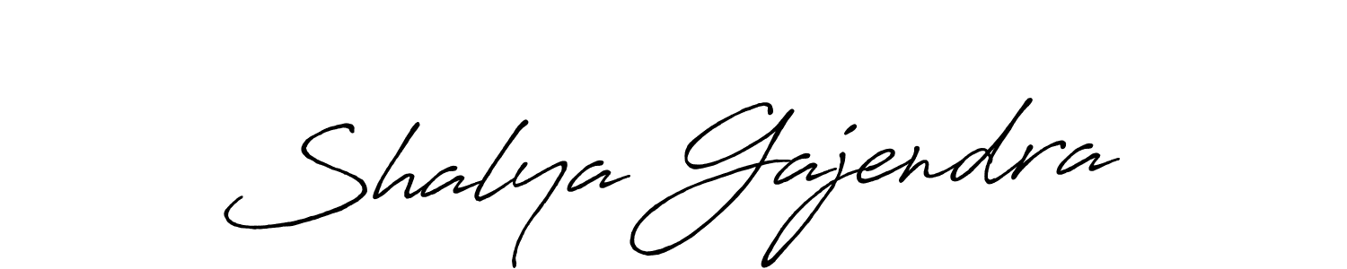 Make a beautiful signature design for name Shalya Gajendra. Use this online signature maker to create a handwritten signature for free. Shalya Gajendra signature style 7 images and pictures png