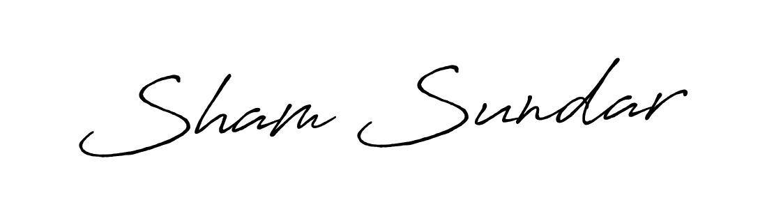 This is the best signature style for the Sham Sundar name. Also you like these signature font (Antro_Vectra_Bolder). Mix name signature. Sham Sundar signature style 7 images and pictures png