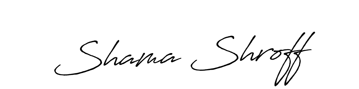 The best way (Antro_Vectra_Bolder) to make a short signature is to pick only two or three words in your name. The name Shama Shroff include a total of six letters. For converting this name. Shama Shroff signature style 7 images and pictures png
