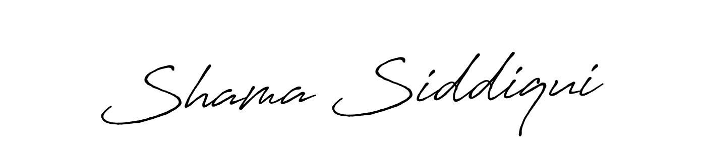 It looks lik you need a new signature style for name Shama Siddiqui. Design unique handwritten (Antro_Vectra_Bolder) signature with our free signature maker in just a few clicks. Shama Siddiqui signature style 7 images and pictures png