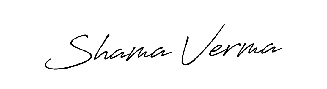 This is the best signature style for the Shama Verma name. Also you like these signature font (Antro_Vectra_Bolder). Mix name signature. Shama Verma signature style 7 images and pictures png