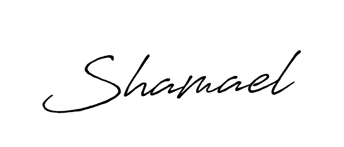 Similarly Antro_Vectra_Bolder is the best handwritten signature design. Signature creator online .You can use it as an online autograph creator for name Shamael. Shamael signature style 7 images and pictures png