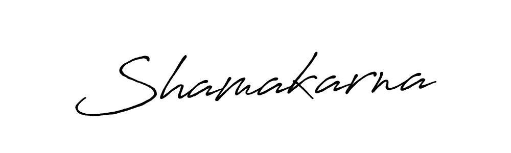 The best way (Antro_Vectra_Bolder) to make a short signature is to pick only two or three words in your name. The name Shamakarna include a total of six letters. For converting this name. Shamakarna signature style 7 images and pictures png